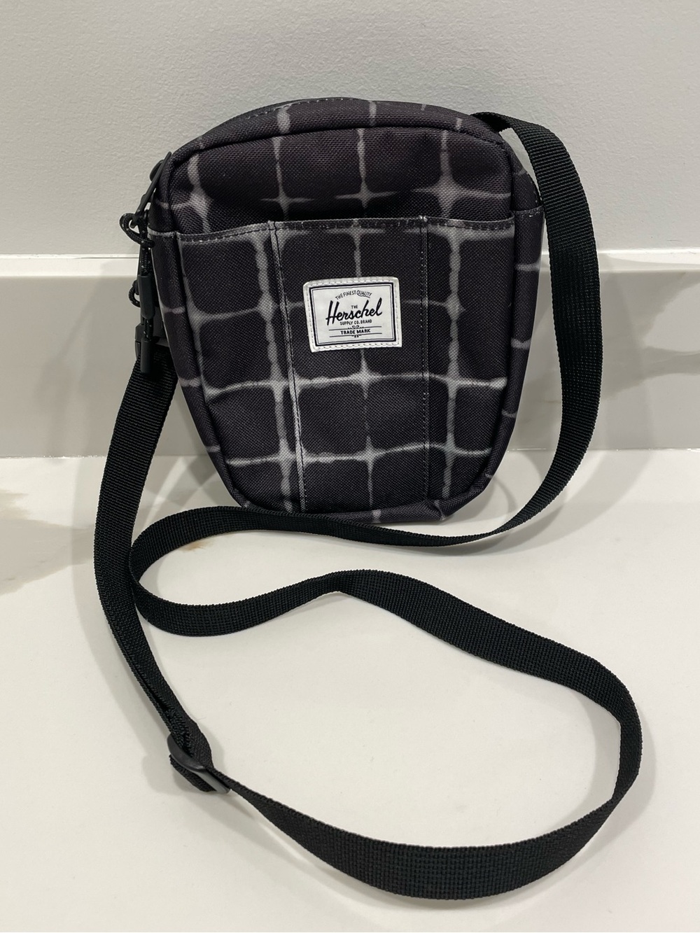 Herschel Supply Company Cruz Grid Pattern Shoulder Bag